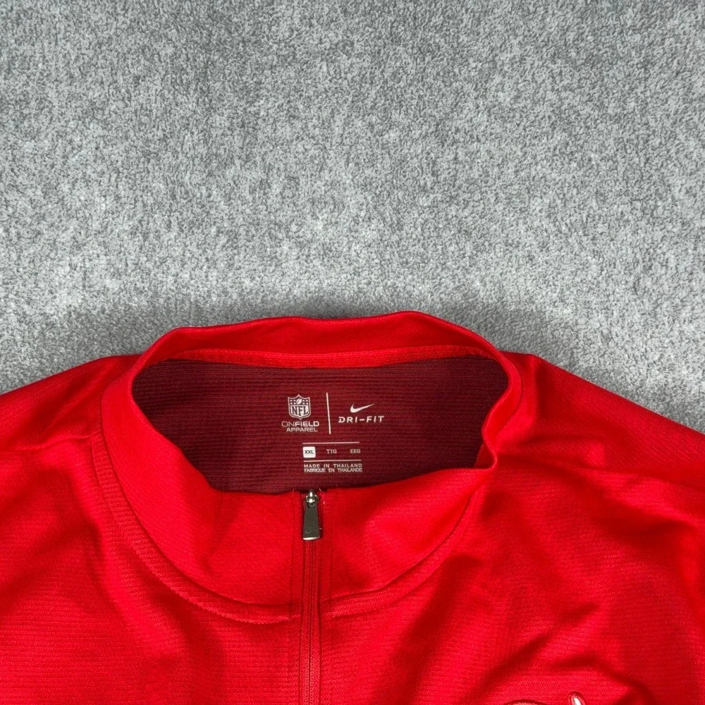 Nike Buccaneers‎ NFL Football On-field Tampa Bay Dri-fit Men's XXL 1/4 Zip Mens